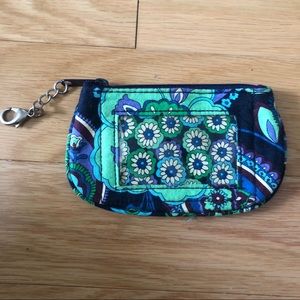 Vera Bradley clip zip ID wallet. Used like new.